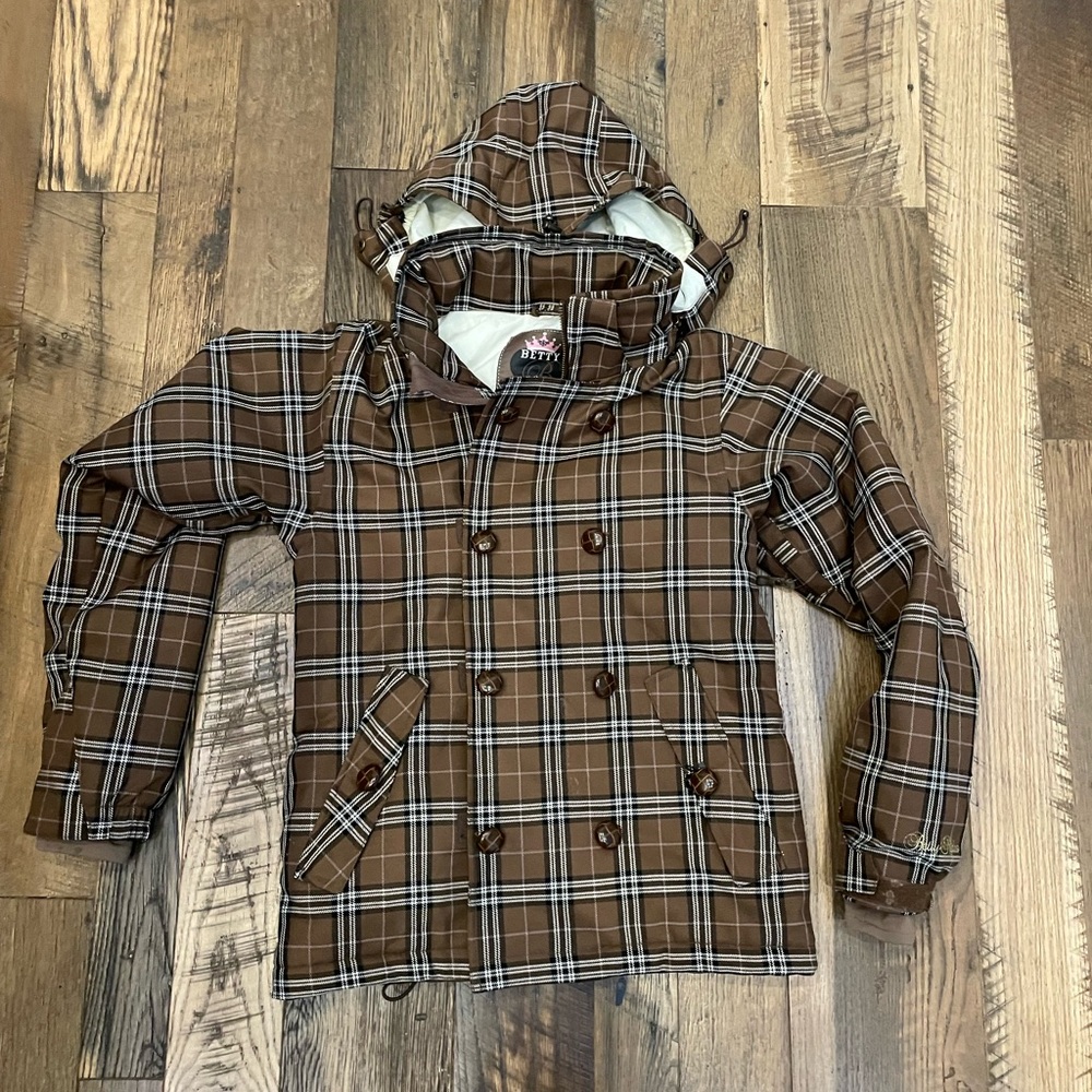 Betty Rides Deluxe Snowboard ski coat Wm S